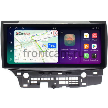 Mitsubishi Lancer 10 2007-2017 (для авто без Rockford) 12.3 дюйма Canbox PRO-Line 4317-1021 на Android 13 (4G-SIM, 8/256, DSP, QLed) Lexus Style
