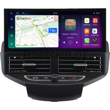 Ford Fiesta (Mk6) 2008-2019 (черная) 12.3 дюйма Canbox H-Line 4410-1539 на Android 14 (4G-SIM, 4/64, DSP, QLed) Lexus Style