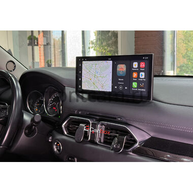Mazda CX-5 2017-2021, CX-8 2017-2022 (левый руль) 12.3 дюйма Canbox H-Line 7863-2254 на Android 10 (4G-SIM, 8/256, DSP, QLed) Mercedes Style