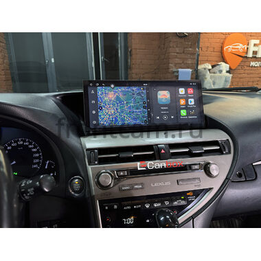 Lexus RX 270, RX 350, RX 450h 2008-2015 (вид 4, тип A, can LZ) 12.3 дюйма Canbox H-Line 4410-2260 на Android 14 (4G-SIM, 4/64, DSP, QLed) Lexus Style