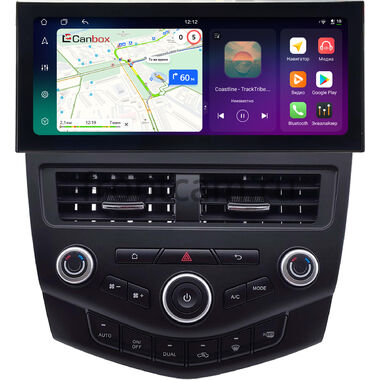 Honda Accord 7 2002-2008 12.3 дюйма Canbox PRO-Line 4315-2286 на Android 13 (4G-SIM, 4/64, DSP, QLed) Lexus Style