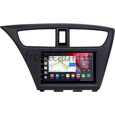 Honda Civic 9 5D 2011-2015 (левый руль, хэтчбэк) Canbox L-Line 4476-RP-11-267-255 на Android 10 (4G-SIM, 3/32, TS18, DSP, QLed)
