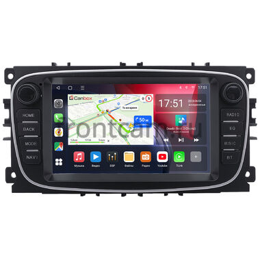 Ford Focus 2, C-MAX, Mondeo 4, S-MAX, Galaxy 2, Tourneo Connect 2006-2015 (черный) Canbox L-Line 4476-RP-2054-492 на Android 10 (4G-SIM, 3/32, TS18, DSP, QLed)