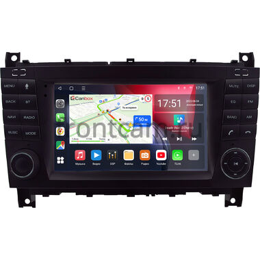 Mercedes-Benz C (w203), CLC, G (w463) 2004-2012 (оранжевая подсветка клавиш) Canbox L-Line 4476-RP-2119-502 на Android 10 (4G-SIM, 3/32, TS18, DSP, QLed)