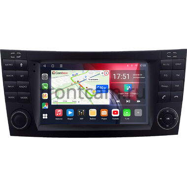 Mercedes-Benz E (w211), CLS (c219) 2004-2010 (оранжевая подсветка клавиш) Canbox L-Line 4476-RP-2159-504 на Android 10 (4G-SIM, 3/32, TS18, DSP, QLed)
