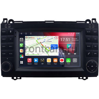 Mercedes A-klasse (W169), B-klasse (W245), Vito 2 (W639), Vito 3 (W447), Viano (W639) 2006-2018 (Вид 2, оранжевая подсветка клавиш) Canbox L-Line 4476-RP-6500-503 на Android 10 (4G-SIM, 3/32, TS18, DSP, QLed)