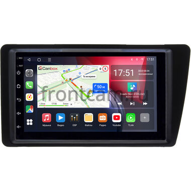 Honda Civic 7 2000-2006 (левый руль) Canbox L-Line 4476-RP-HNCV03L-101 на Android 10 (4G-SIM, 3/32, TS18, DSP, QLed)
