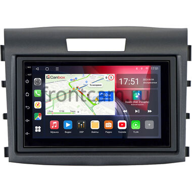 Honda CR-V 4 2011-2018 (серая) Canbox L-Line 4476-RP-HONDACRV-300 на Android 10 (4G-SIM, 3/32, TS18, DSP, QLed)