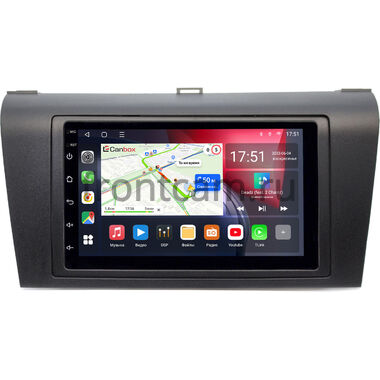 Mazda 3 (BK), Axela 2003-2009 (черная, текстурная) Canbox L-Line 4476-RP-MZ3D2-352 на Android 10 (4G-SIM, 3/32, TS18, DSP, QLed)