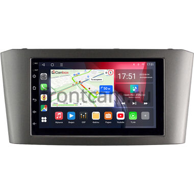 Toyota Avensis 2 2003-2009 Canbox L-Line 4476-RP-TYAV25Xc-09 на Android 10 (4G-SIM, 3/32, TS18, DSP, QLed)