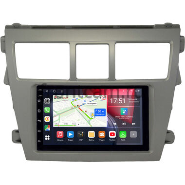 Toyota Belta 2005-2012 Canbox L-Line 4476-RP-TYBL-129 на Android 10 (4G-SIM, 3/32, TS18, DSP, QLed)