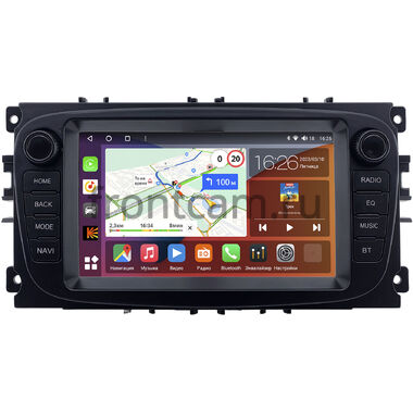 Ford Focus 2, C-MAX, Mondeo 4, S-MAX, Galaxy 2, Tourneo Connect 2006-2015 (черный) Canbox H-Line 4479-RP-0195-491 на Android 10 (4G-SIM, 8/128, DSP, QLed)