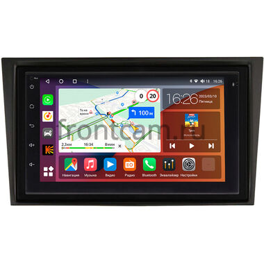 Opel Astra H 2004-2014, Astra GTC H 2004-2011 (черная, с ребром) Canbox H-Line 4477-RP-11-028-213 на Android 10 (4G-SIM, 4/32, DSP, QLed)