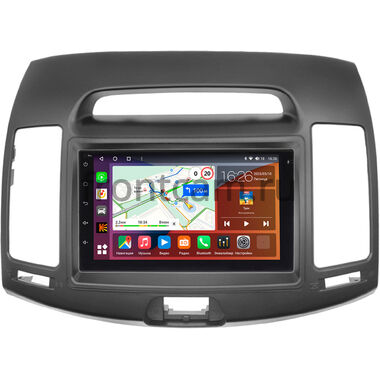 Hyundai Elantra 4 (HD) 2006-2011 (серая) Canbox H-Line 4477-RP-11-065-235 на Android 10 (4G-SIM, 4/32, DSP, QLed)
