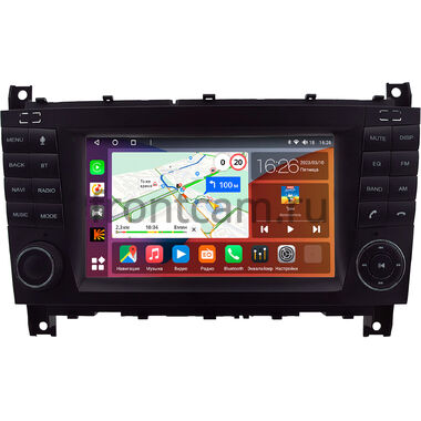 Mercedes-Benz C (w203), CLC, G (w463) 2004-2012 (оранжевая подсветка клавиш) Canbox H-Line 4478-RP-2119-502 на Android 10 (4G-SIM, 6/128, DSP, QLed)