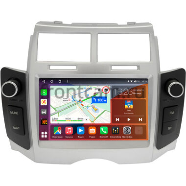 Toyota Vitz 2 (XP90), Yaris 2 2005-2012 Canbox H-Line 4479-RP-3564-474 на Android 10 (4G-SIM, 8/128, DSP, QLed)