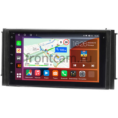Hyundai Santa Fe II 2005-2012 (для авто с навигацией) Canbox H-Line 5478-RP-HDSFB-183 на Android 14 (4G-SIM, 6/128, DSP, QLed) (173х98)