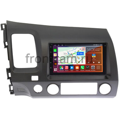 Honda Civic 8 4D 2005-2012 (левый руль, седан) Canbox H-Line 4617-RP-HNCV52-60 на Android 10 (4G-SIM, 4/64, DSP, QLed)