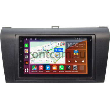 Mazda 3 (BK), Axela 2003-2009 (черная, текстурная) Canbox H-Line 4617-RP-MZ3D2-352 на Android 10 (4G-SIM, 4/64, DSP, QLed)