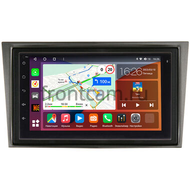 Opel Corsa D 2006-2014 (серая, с ребром) Canbox H-Line 4478-RP-OPVTD-212 на Android 10 (4G-SIM, 6/128, DSP, QLed)