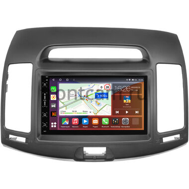 Hyundai Elantra 4 (HD) 2006-2011 (серая) Canbox H-Line 6513-RP-11-065-235 на Android 14 (4G-SIM, 4/64, DSP, IPS)