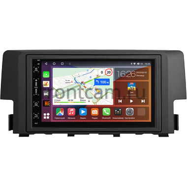 Honda Civic 10 2015-2021 Canbox H-Line 5512-RP-11-650-272 на Android 10 (4G-SIM, 4/32, DSP, IPS)