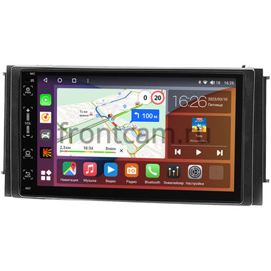 Hyundai Santa Fe II 2005-2012 (для авто с навигацией) Canbox H-Line 6515-RP-HDSFB-183 на Android 14 (4G-SIM, 8/128, DSP, IPS) (173х98)