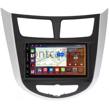 Hyundai Solaris, Accent 4 2010-2019 Canbox H-Line 6515-RP-HDSL-19 на Android 14 (4G-SIM, 8/128, DSP, IPS)