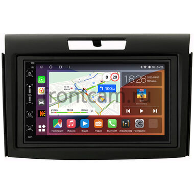 Honda CR-V 4 2011-2018 (черная) Canbox H-Line 6513-RP-HNCRC-251 на Android 14 (4G-SIM, 4/64, DSP, IPS)