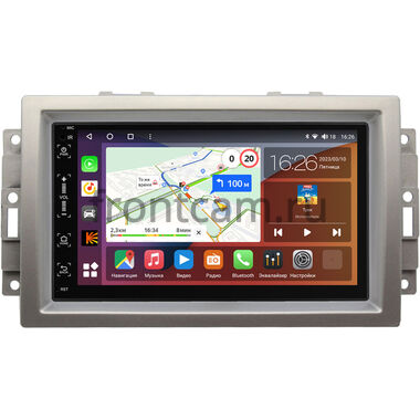 Dodge Caliber, Charger, Durango 2, Magnum 2003-2007 (серебро) Canbox H-Line 5513-RP-JPUN09S-83 на Android 10 (4G-SIM, 4/64, DSP, IPS)