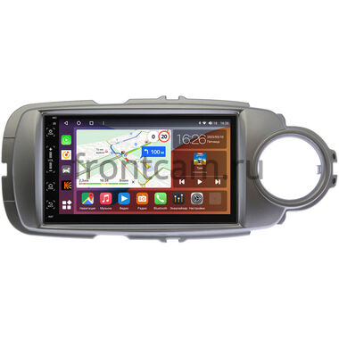 Toyota Vitz 3 (XP130) 2010-2014, Yaris 3 2010-2017 (правый и левый руль) Canbox H-Line 5512-RP-TYVT13X-181 на Android 10 (4G-SIM, 4/32, DSP, IPS)