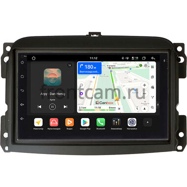 Fiat 500 2 2015-2022 Canbox PRO-Line 7920-RP-0872-522 на Android 13 (4G-SIM, 6/128, DSP, QLed) (173х98)
