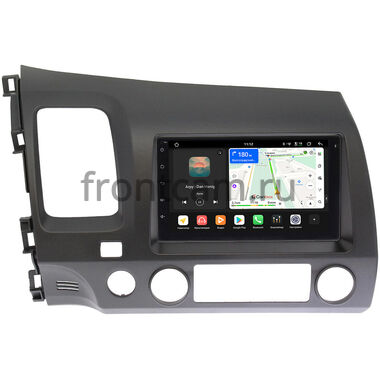 Honda Civic 8 4D 2005-2012 (левый руль, седан) Canbox PRO-Line 7920-RP-HNCV52-60 на Android 13 (4G-SIM, 6/128, DSP, QLed)