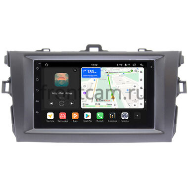 Toyota Corolla 10 2006-2013 (серая) Canbox PRO-Line 7920-RP-TYCV14Xc-11 на Android 13 (4G-SIM, 6/128, DSP, QLed)