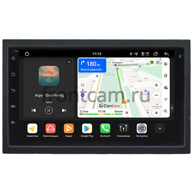 Volkswagen Bora, Golf IV, Jetta, Passat (B5,B5+), Polo III-IV, Sharan, Transporter, Caravelle 03-09 Canbox H-Line 5617-RP-UNIV-192 на Android 14 (4G-SIM, 4/64, DSP, QLed)