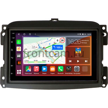 Fiat 500 2 2015-2022 Canbox EVO 5822-RP-0872-522 на Android 14 (4G-SIM, 8/256, DSP, QLed, AI, 360) (173х98)