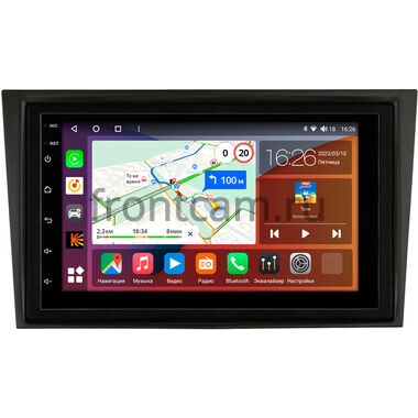 Opel Corsa D 2006-2014 (черная, с ребром) Canbox EVO 5820-RP-11-028-213 на Android 14 (4G-SIM, 4/64, DSP, QLed, AI, 360)