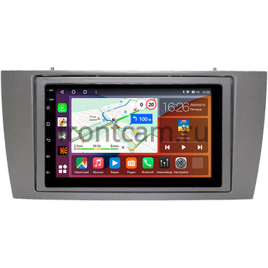 Jaguar X-Type, S-Type 1998-2008 (серая) Canbox EVO 5821-RP-11-689-292 на Android 14 (4G-SIM, 6/128, DSP, QLed, AI, 360)