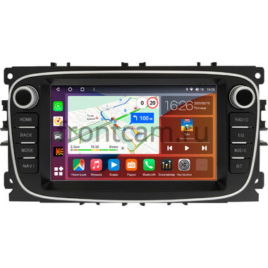 Ford Focus 2, C-MAX, Mondeo 4, S-MAX, Galaxy 2, Tourneo Connect 2006-2015 (черный) Canbox EVO 5822-RP-2052-487 на Android 14 (4G-SIM, 8/256, DSP, QLed, AI, 360)