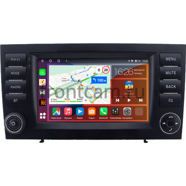 Mercedes-Benz SLK (r171) 2004-2011 (оранжевая подсветка клавиш) Canbox EVO 5820-RP-6599-495 на Android 14 (4G-SIM, 4/64, DSP, QLed, AI, 360)