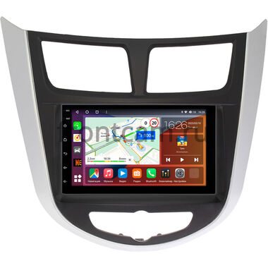 Hyundai Solaris, Accent 4 2010-2019 Canbox EVO 5820-RP-HDSL-19 на Android 14 (4G-SIM, 4/64, DSP, QLed, AI, 360)