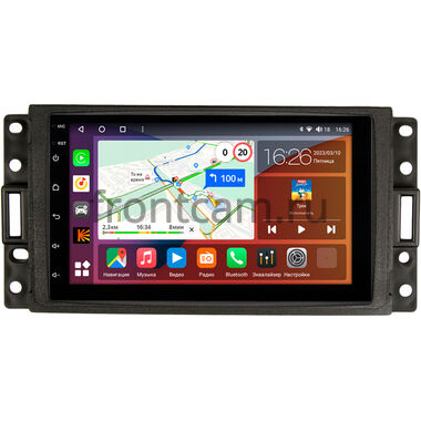 Hummer H3 2005-2010 Canbox EVO 5822-RP-HMH3B-96 на Android 14 (4G-SIM, 8/256, DSP, QLed, AI, 360)