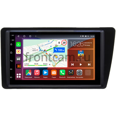 Honda Civic 7 2000-2006 (левый руль) Canbox EVO 5820-RP-HNCV03L-101 на Android 14 (4G-SIM, 4/64, DSP, QLed, AI, 360)