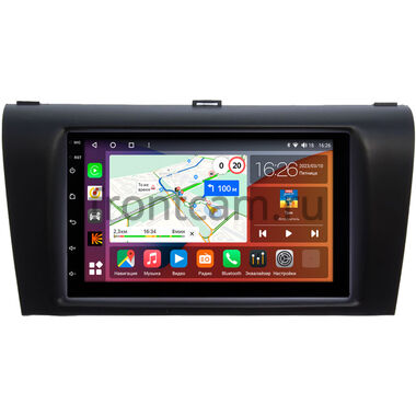 Mazda 3 (BK), Axela 2003-2009 (черная, глядкая) Canbox EVO 5822-RP-MZ3D-116 на Android 14 (4G-SIM, 8/256, DSP, QLed, AI, 360)