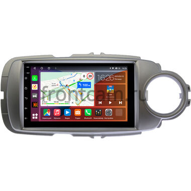 Toyota Vitz 3 (XP130) 2010-2014, Yaris 3 2010-2017 (правый и левый руль) Canbox EVO 5822-RP-TYVT13X-181 на Android 14 (4G-SIM, 8/256, DSP, QLed, AI, 360)