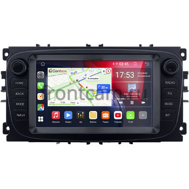 Ford Focus 2, C-MAX, Mondeo 4, S-MAX, Galaxy 2, Tourneo Connect 2006-2015 (черный) Canbox 1.5/32 на Android 10 (RS7-RP-0195-491) (IPS, DSP, CarPlay)