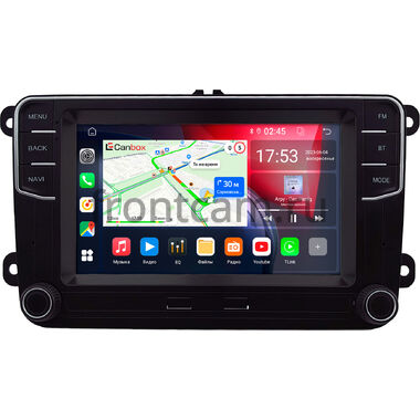 Volkswagen Amarok, Caddy, Golf, Passat, Polo Canbox 4/64 на Android 10 (GTR7-RP-0548-496) (IPS, DSP, CarPlay)