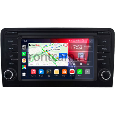 Audi A3 (8P) 2003-2013 (красная подсветка клавиш) Canbox 1.5/32 на Android 10 (RS7-RP-0945-523) (IPS, DSP, CarPlay)