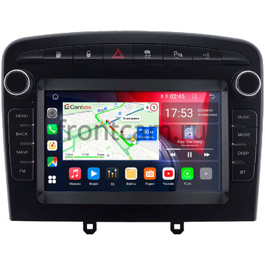 Peugeot 308, 408, RCZ 2007-2022 (черная, Тип 2) Canbox 2/32 на Android 10 (GT7-RP-2152-505) (IPS, DSP, CarPlay)