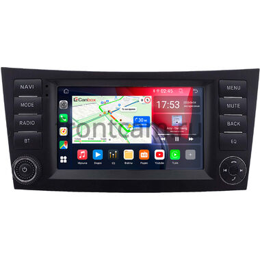 Mercedes-Benz E (w211), CLS (c219) 2004-2010 (оранжевая подсветка клавиш) Canbox 1.5/32 на Android 10 (RS7-RP-2158-501) (IPS, DSP, CarPlay)